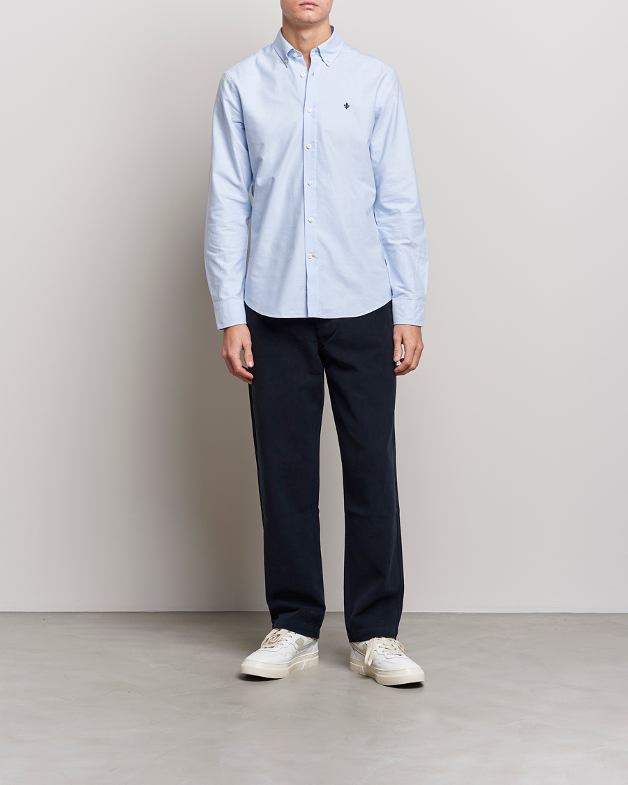 Morris Douglas Oxford Shirt Light Blue