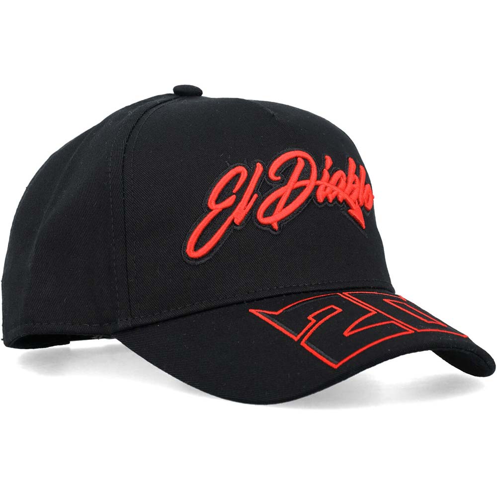 Fabio Quartararo - Casquette baseball El Diablo 20 Noir / Rouge