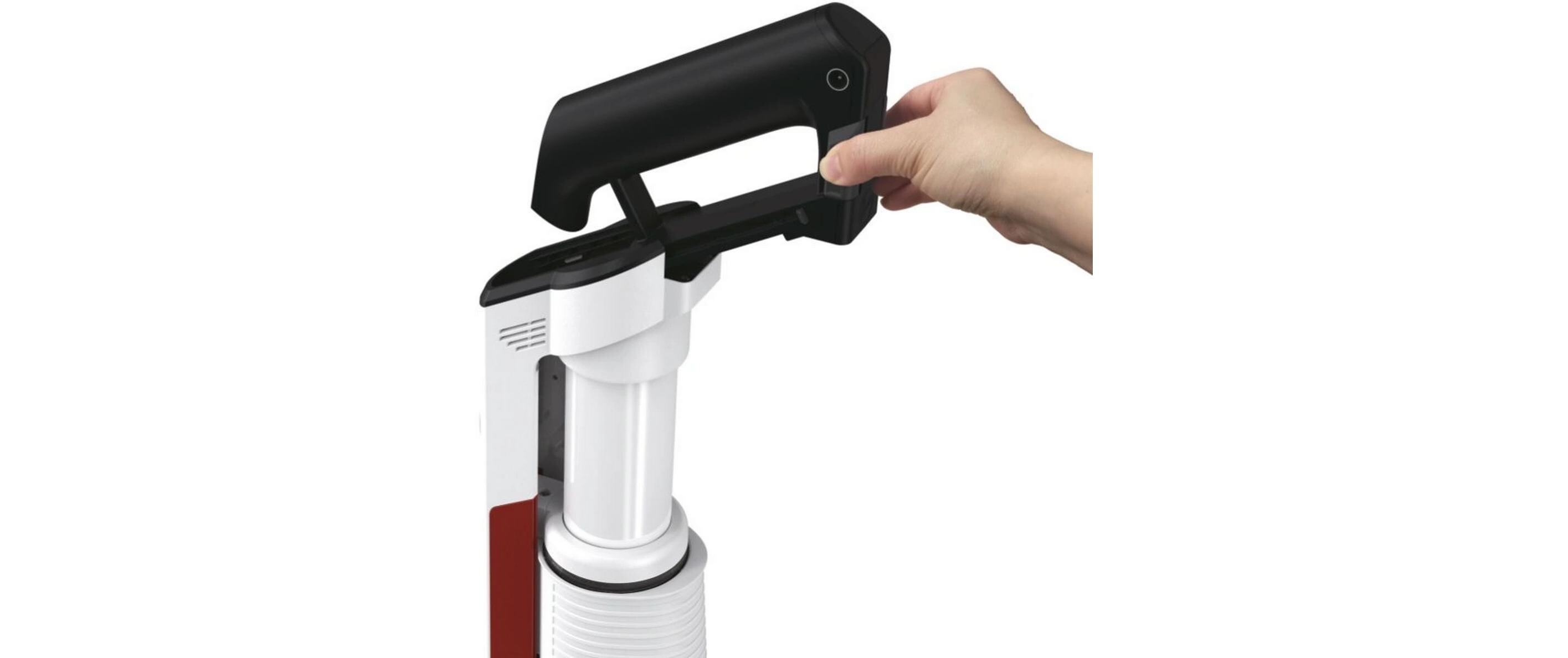 Akku-Hand- und Stielsauger HF202H 011 Rot/Weiss<br>Handlicher Akkusauger