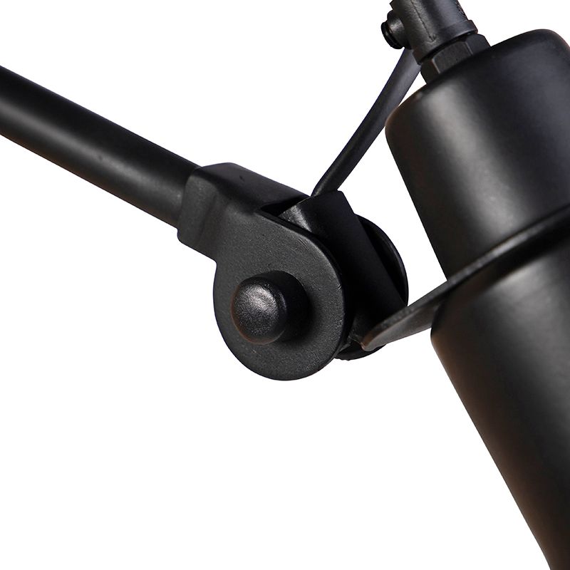 Industriële wandlamp zwart verstelbaar - Wye