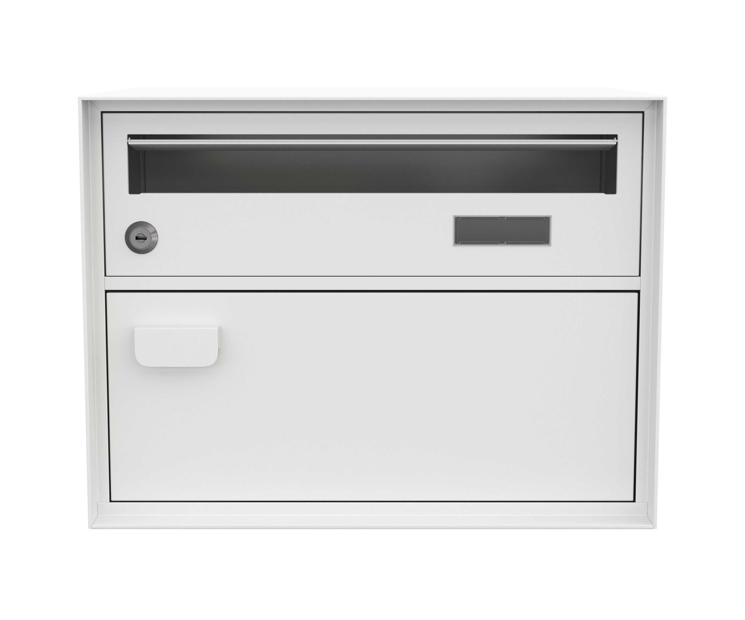 Briefkasten 41 x 31 cm weiss