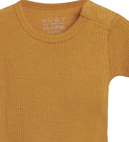 Hust and Claire Body k/æ - Bet - Uld/Bambus - Karrygul