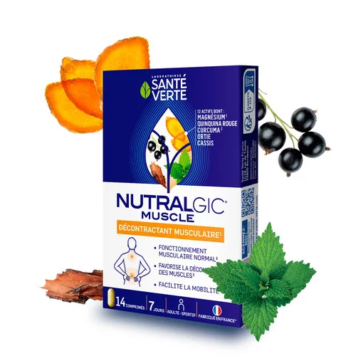 Nutralgic Muscle Décontractant Musculaire Santé Verte - 14 Comprimés