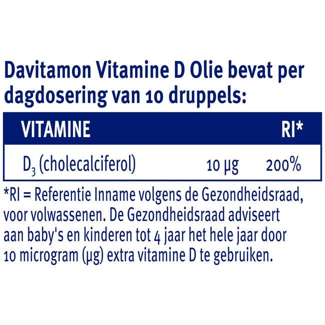 Davitamon Vitamine D Olie 25 ML