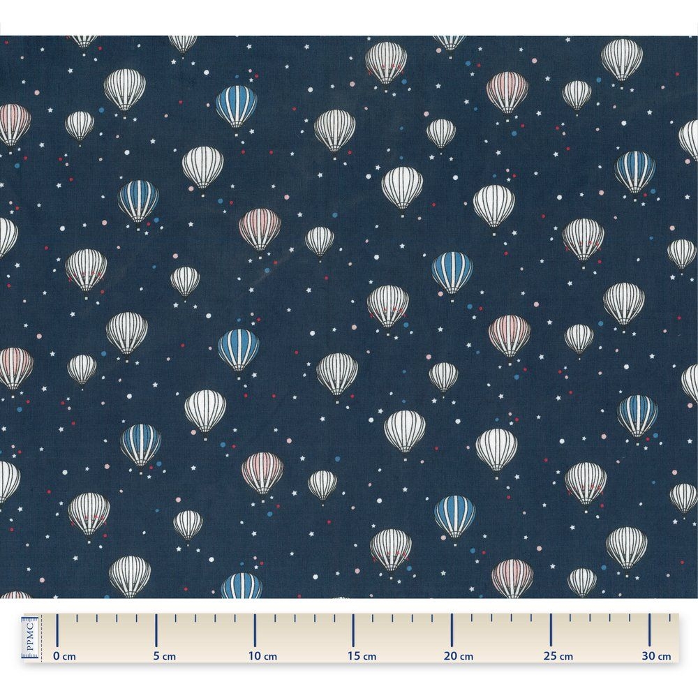 Coupon Tissu 50 Cm Voyage Céleste