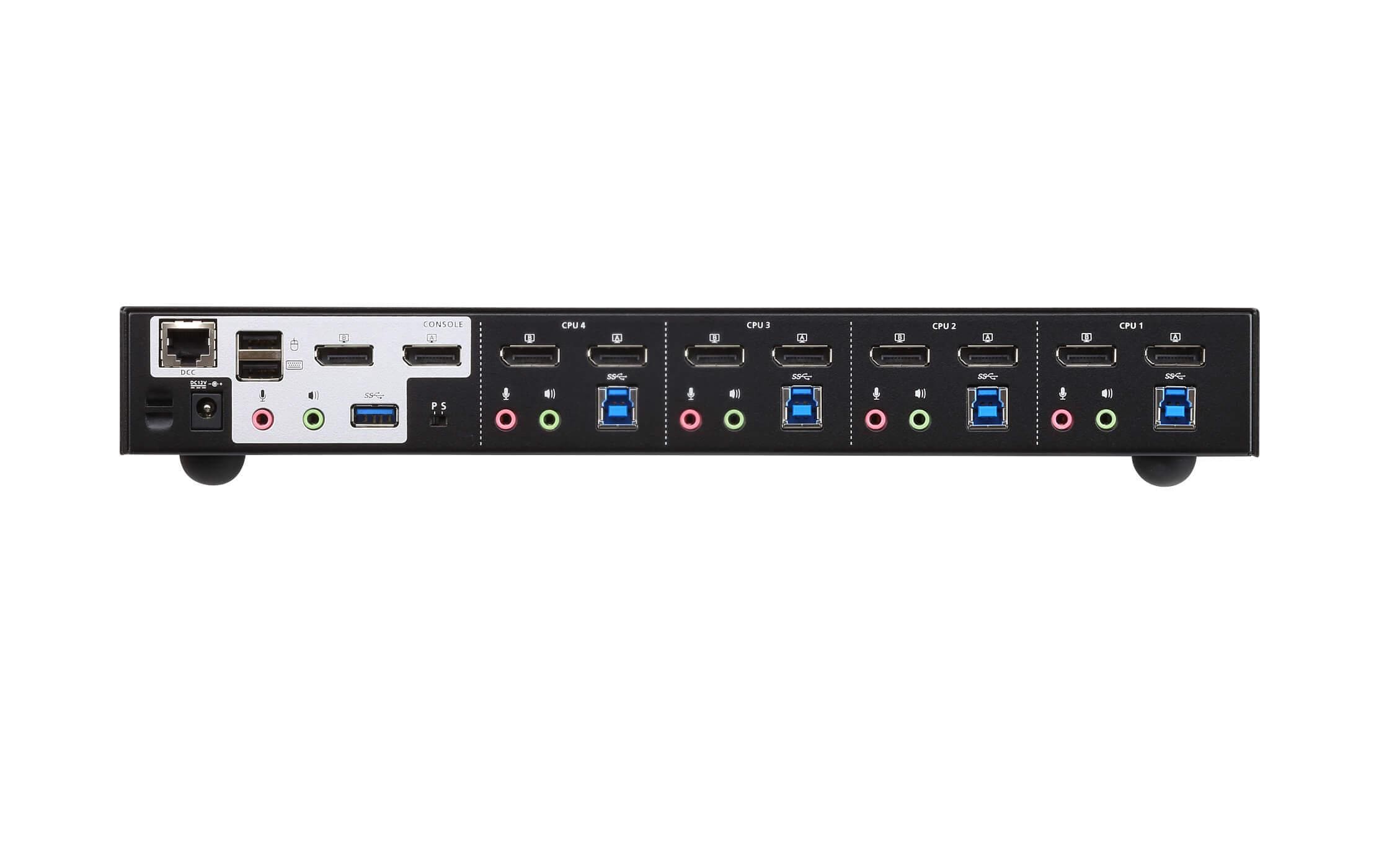 KVM Switch CS1944DP<br>4-Port USB 3.0 4K DisplayPort Dual Display KVMP Switch