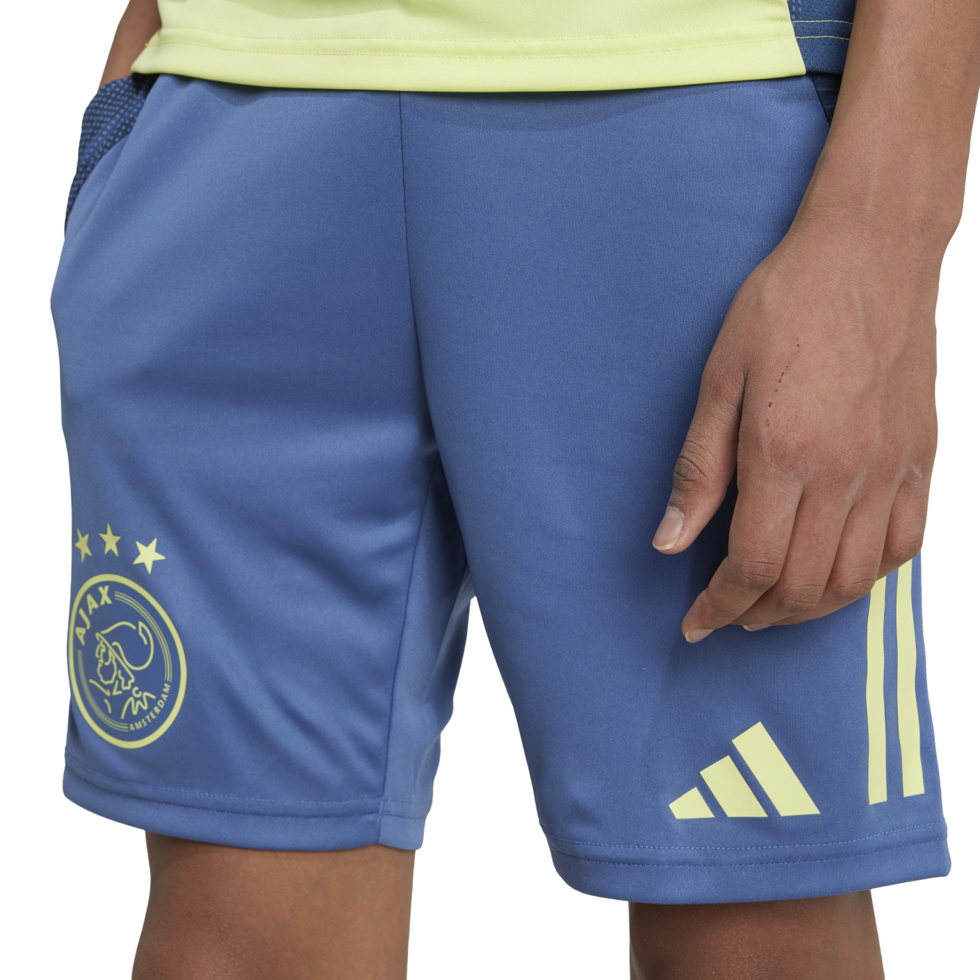adidas Ajax Trainingsset 2024-2025 Kids Geel Blauw