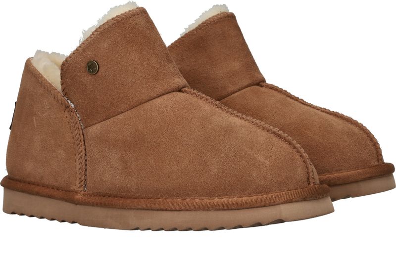 Warmbat Willow Pantoffels Cognac Dames