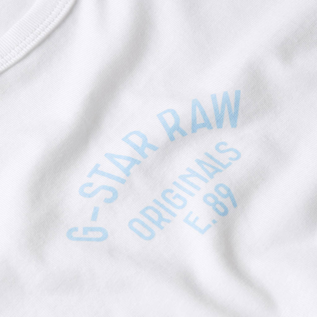 G-STAR T-shirt t-shirt s\s slim wit