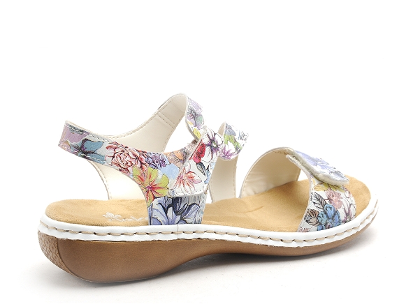 Rieker nu pieds plats femme 659c7 multicolore