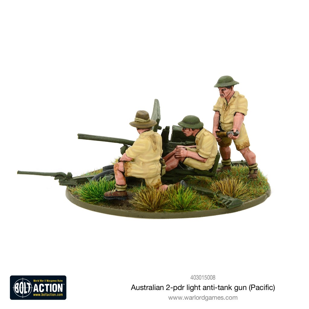Bolt Action - Australian 2-pdr Light Anti-tank Gun