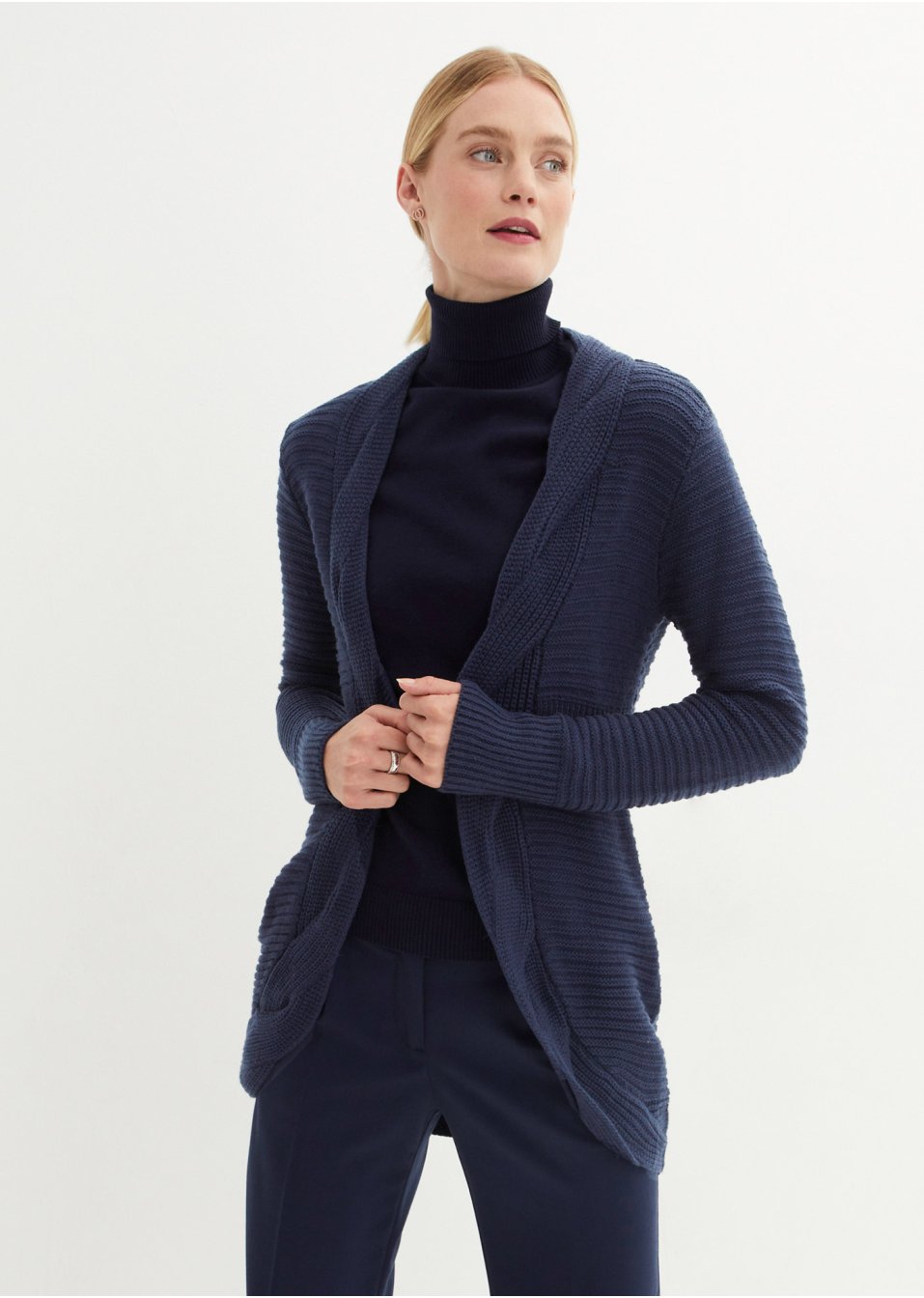 Gilet long en maille