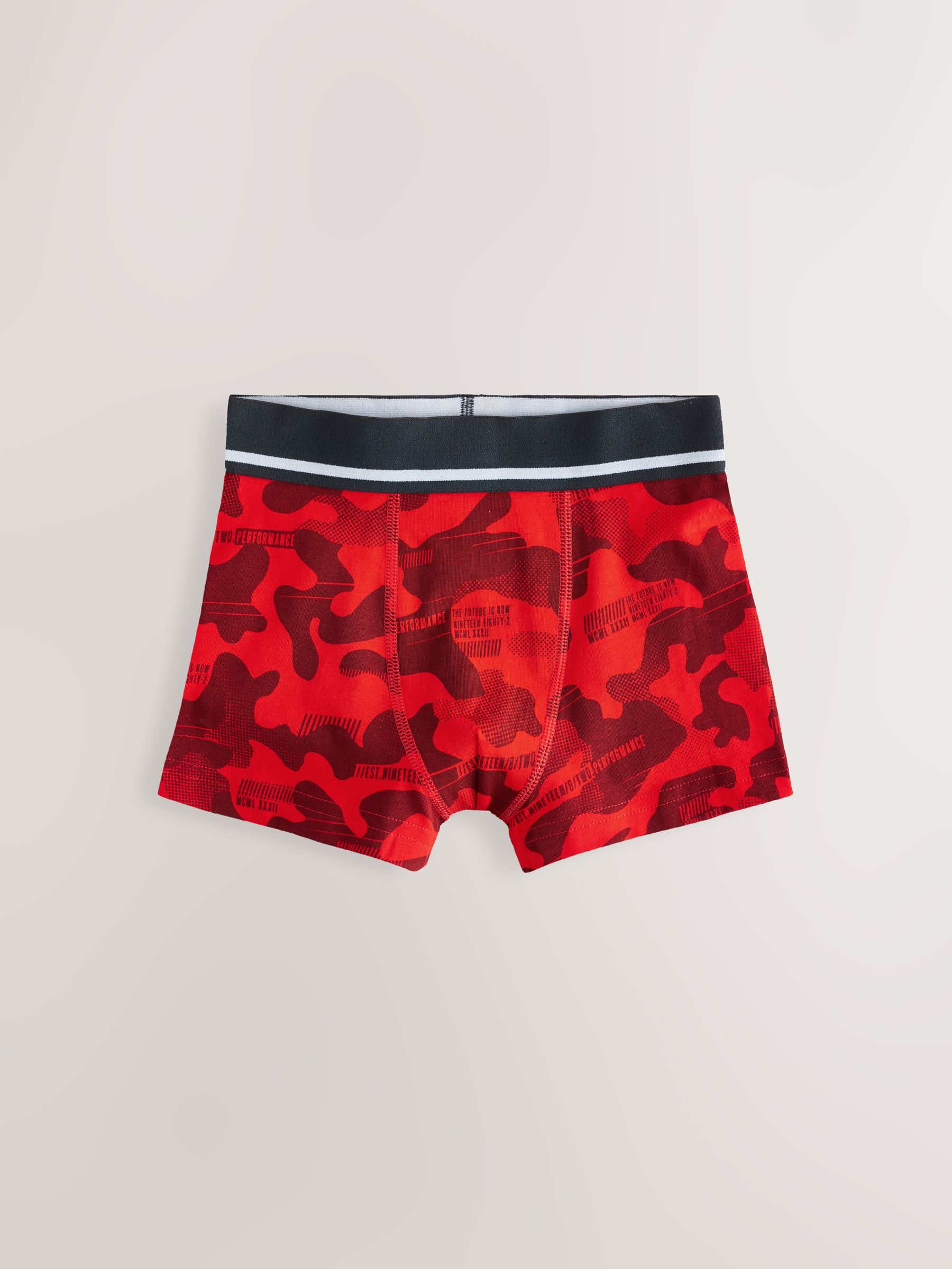 Camouflageprint - Verpakking van 7 boxers (3-16jr)