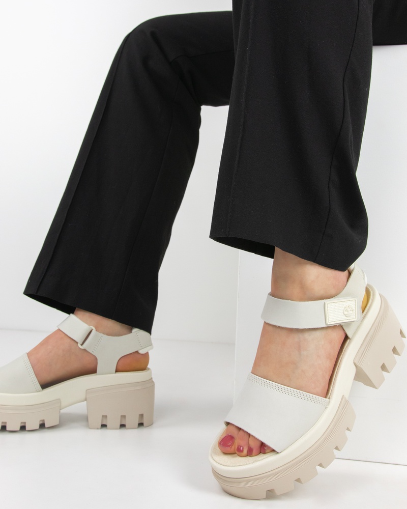 Timberland Everleigh Anklestrap Sandalen  - wit