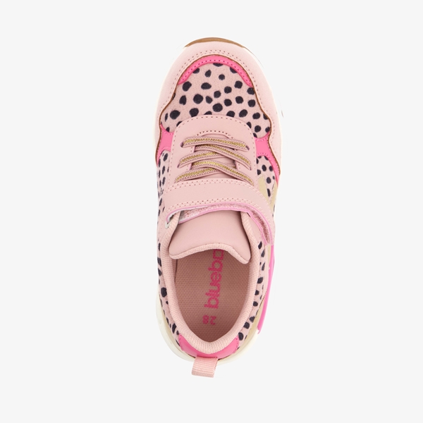 Blue Box roze meisjes sneakers met stippenprint
