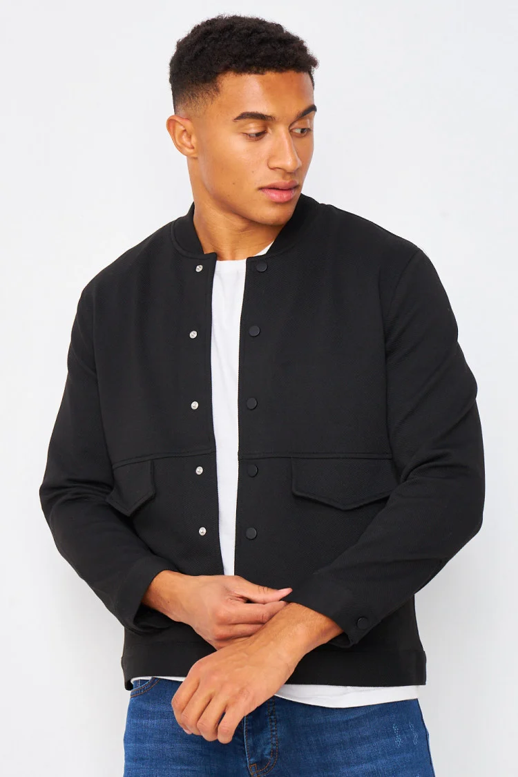 Bomber noir uni