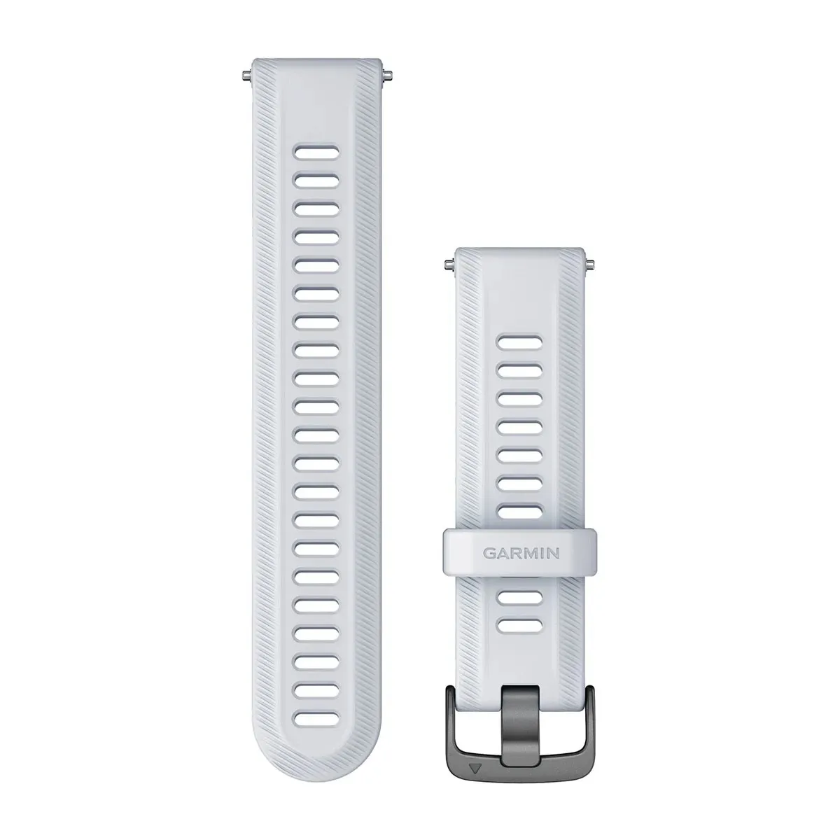 Garmin Klokkeremmer (Forerunner 955), Whitestone med skifergrå anordning