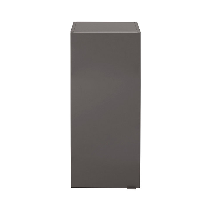 Armoire de salle de bains GoodHome Imandra gris taupé L.40 x H.90 x P.36 cm