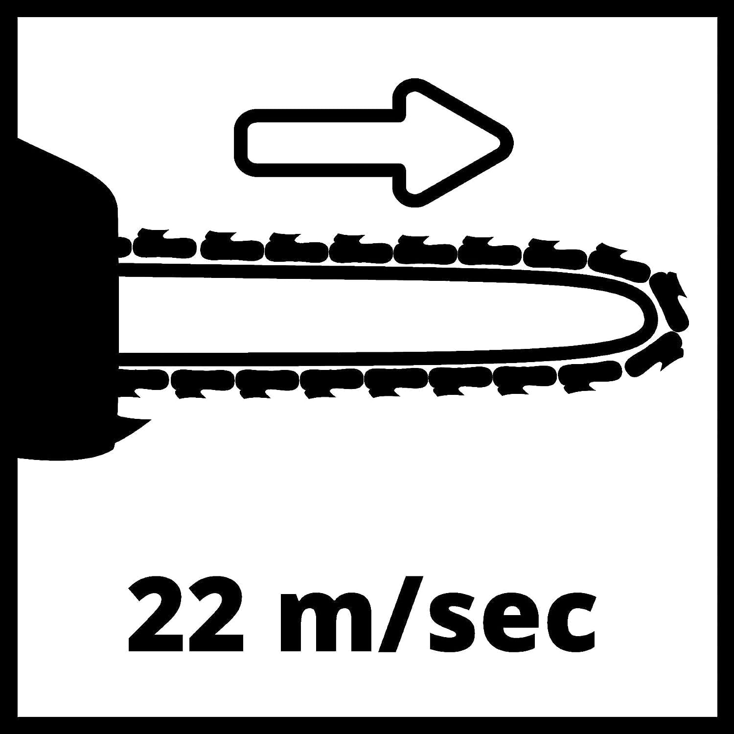 Einhell Benzin-Kettensäge GC-PC 1335/1 I (OREGON-Qualitätsschwert und –kette, Auto-Choke und Primer, digitale Zündung, Antivibration, Rückschlagschutz mit Sofort-Kettenbremse)