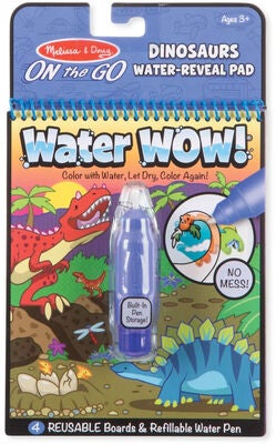 Melissa & Doug Water Wow! Fargeleggingsbok Dinosaurer
