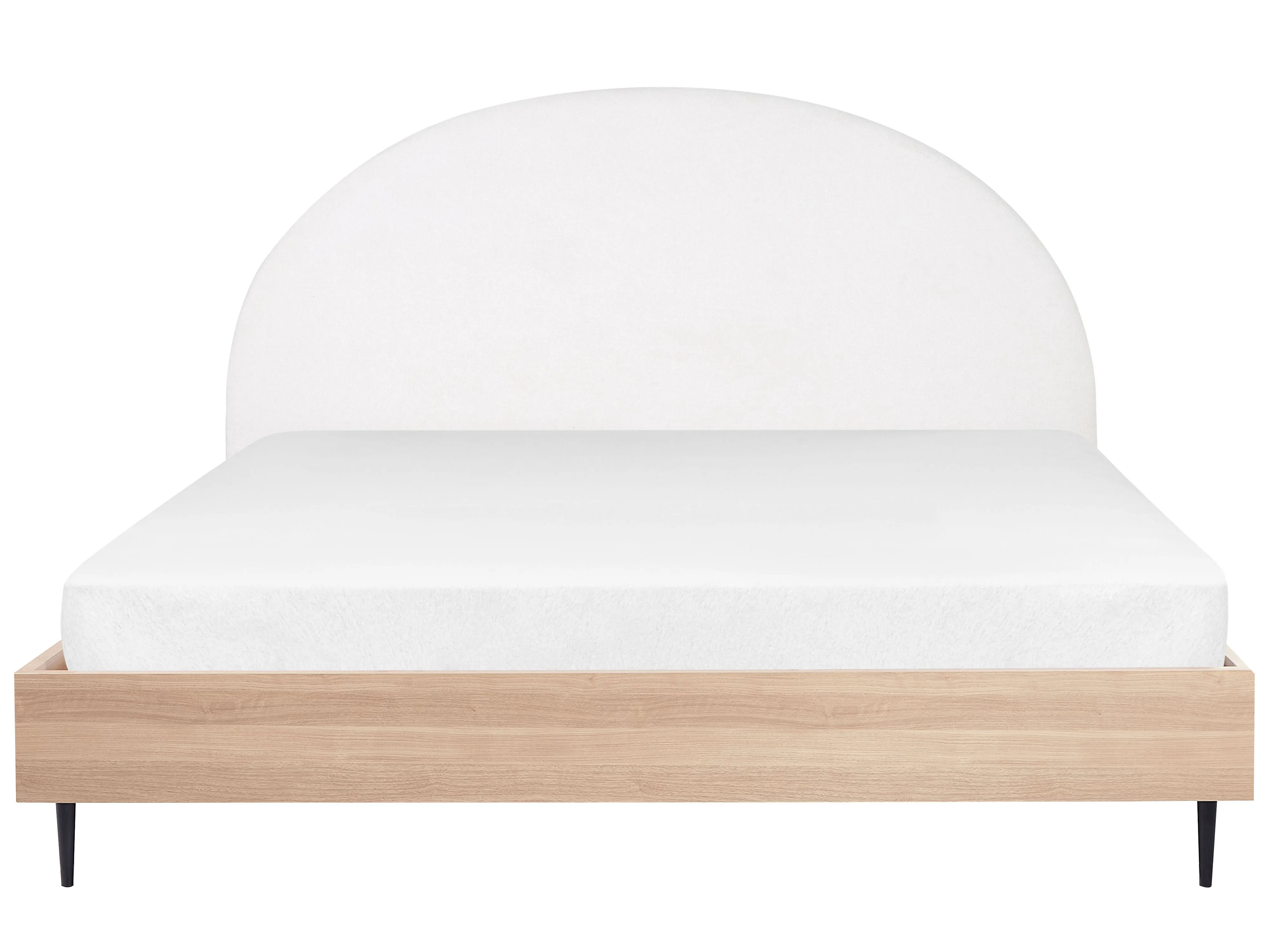 Bed Stof MILLAY 180 x 200 cm Gebroken wit