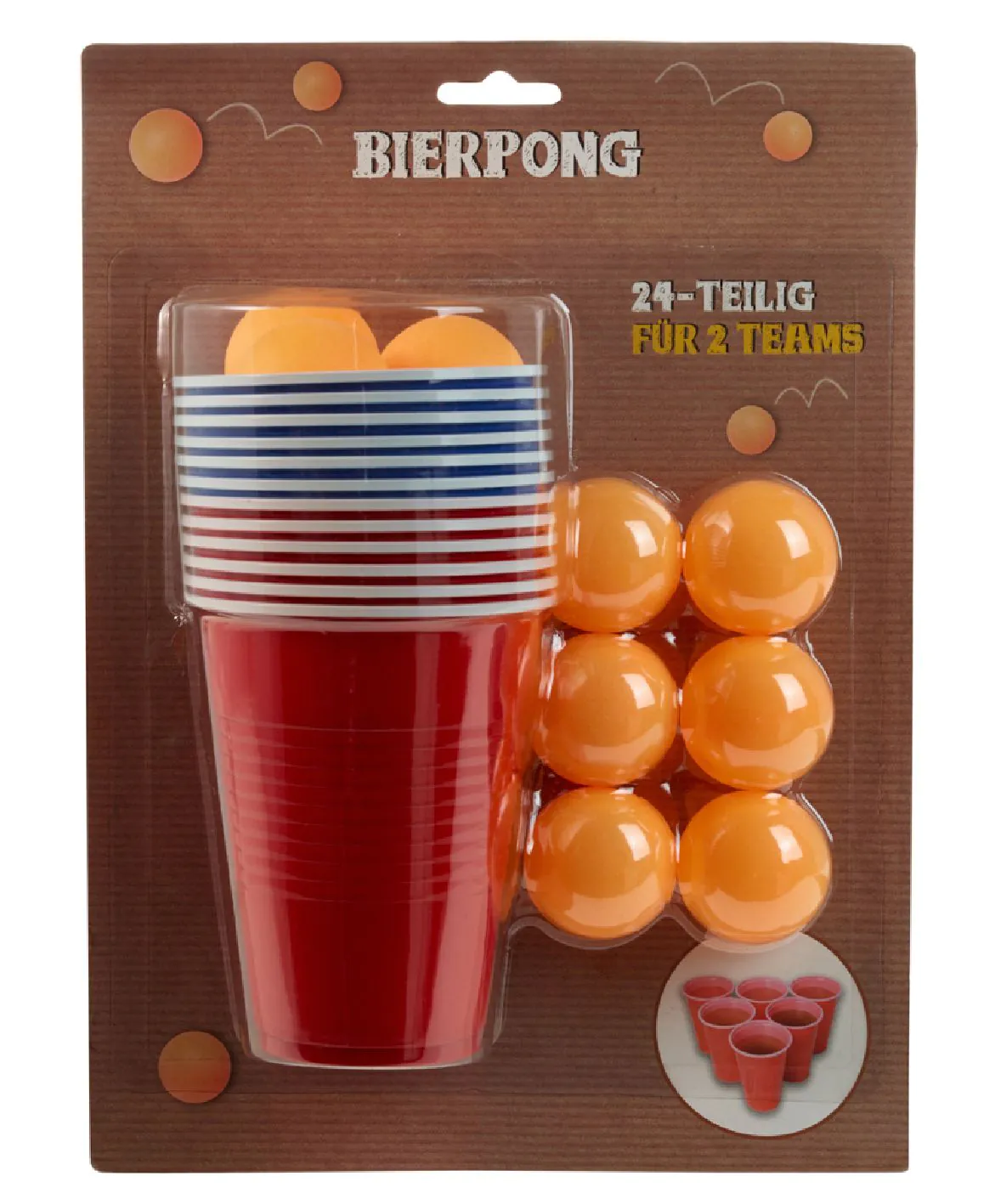 Bierpong-Set 24-teilig