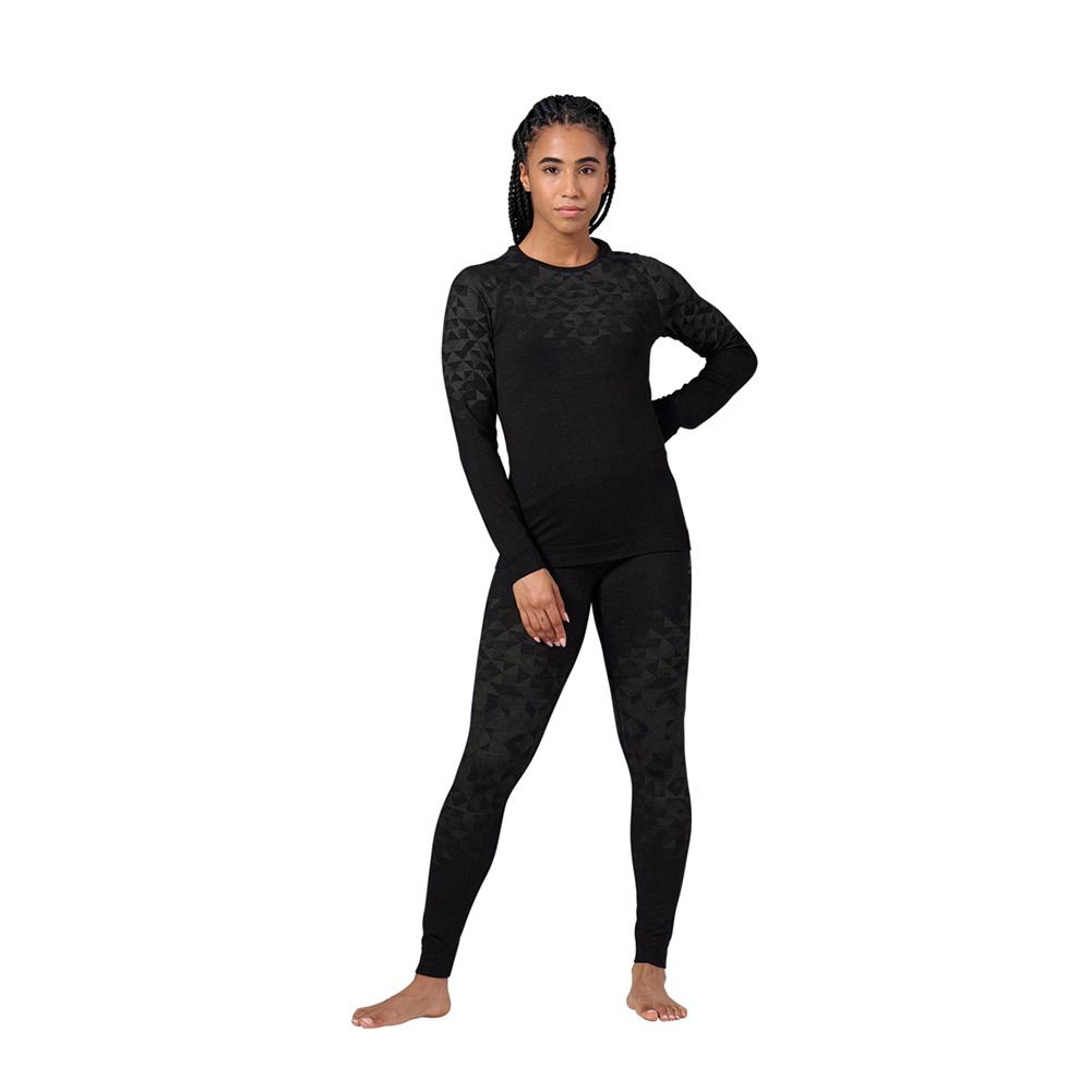 Odlo KINSHIP PW 200 - Sous-couche Femme black melange