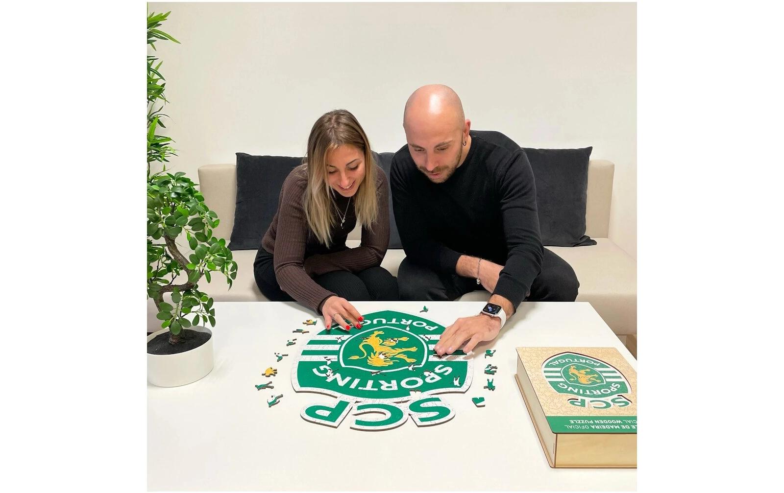 Sporting CP – LogoOffizielles Holzpuzzle, Grösse M