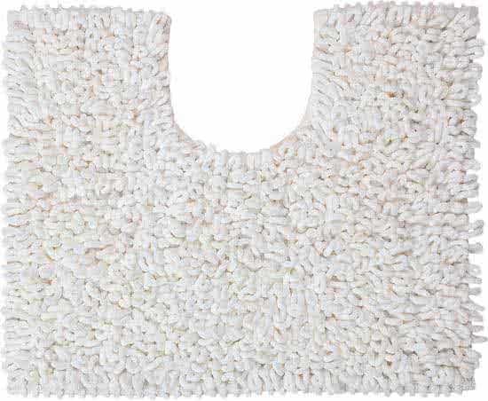 Sealskin Twist toiletmat microfiber 45x50 wit