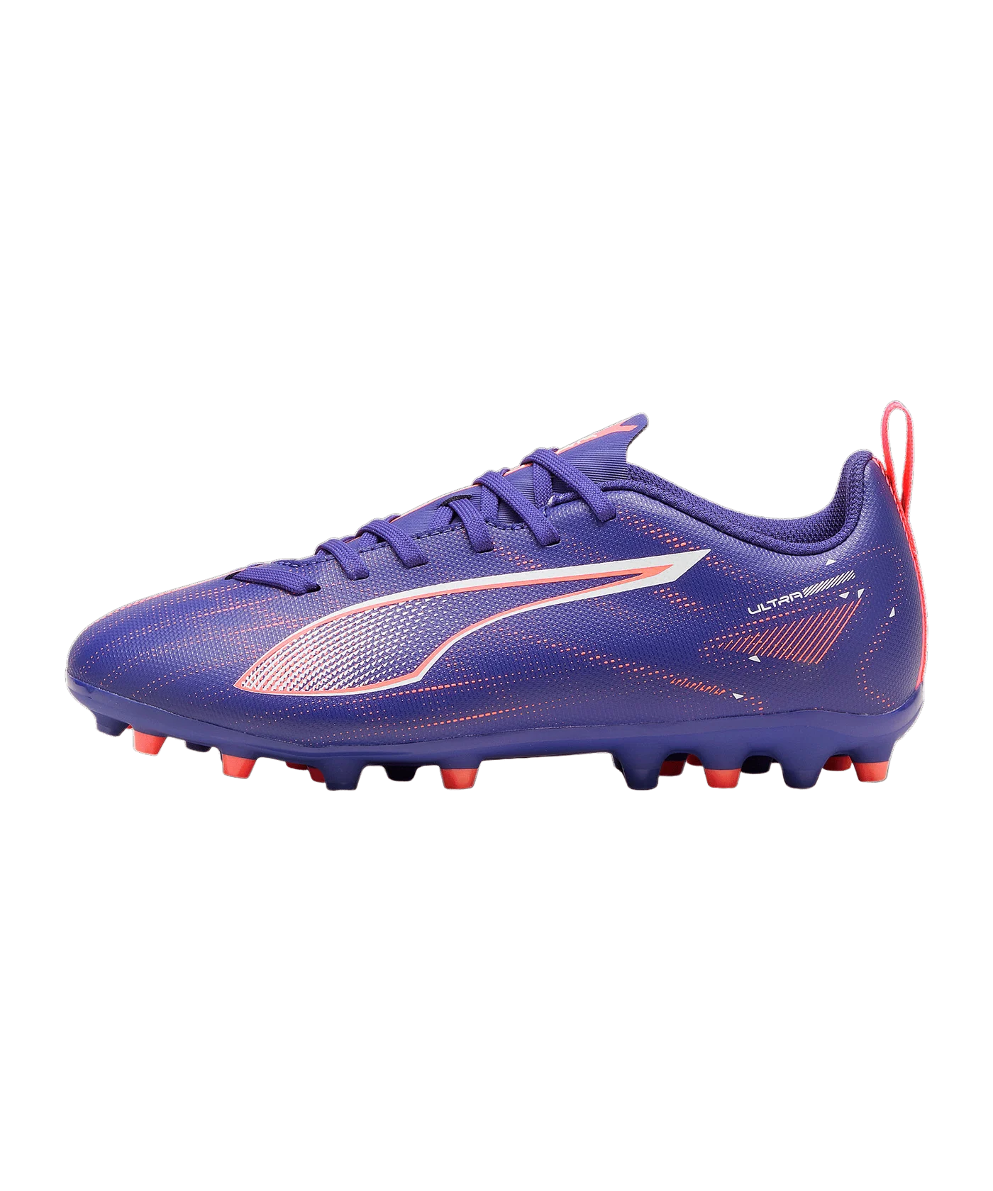 PUMA ULTRA 5 Play MG Formula Jr Kids Lila Weiss F01