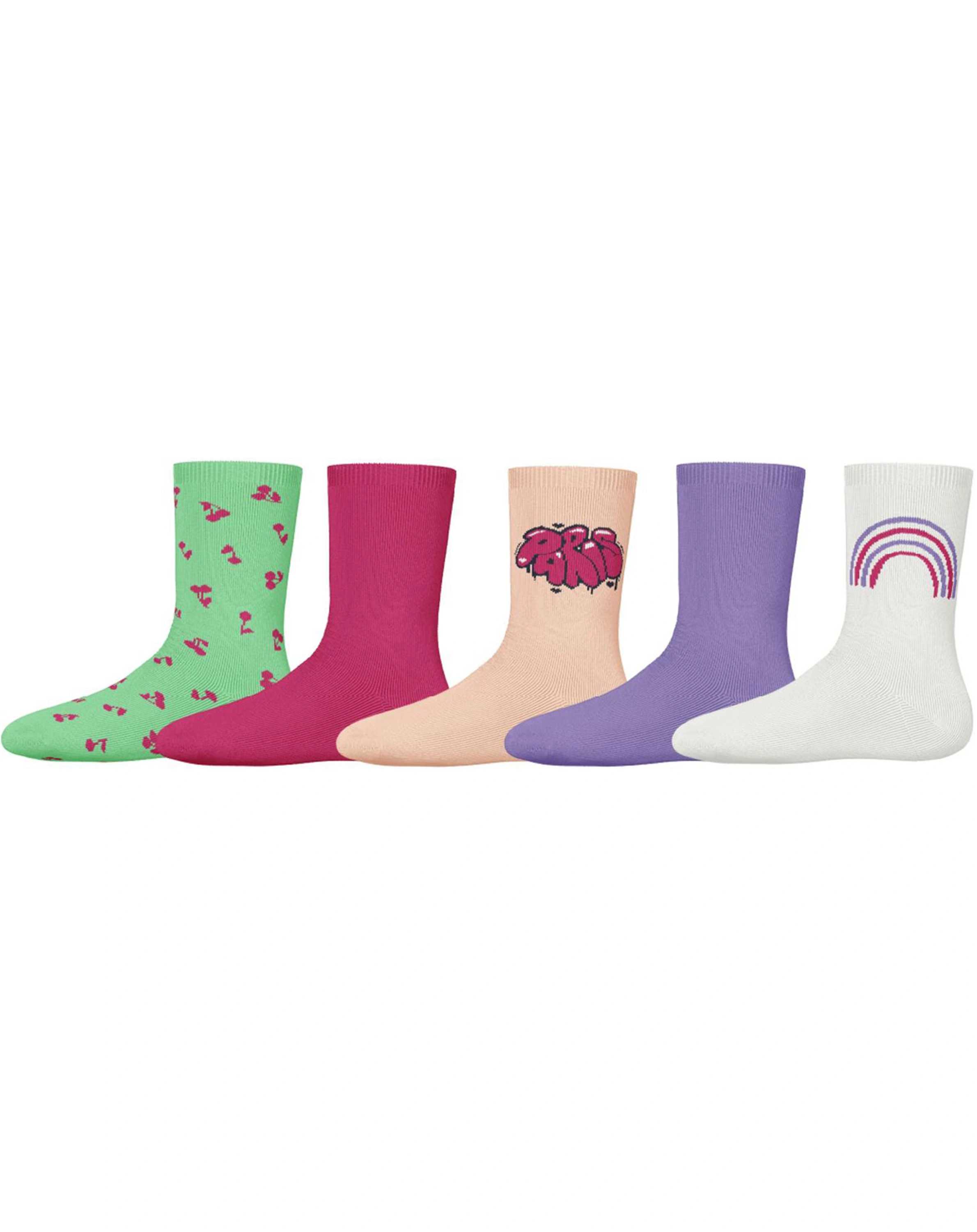 Strümpfe NKFVILDE 5er Pack in pink yarrow
