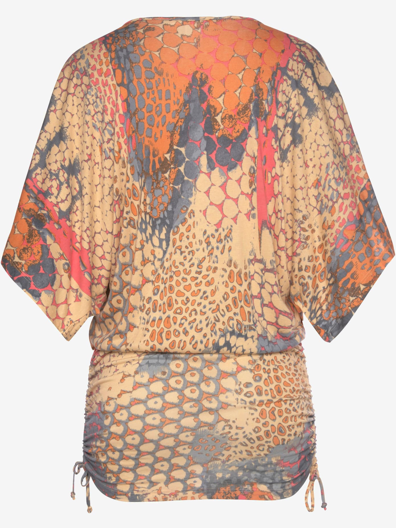 T-shirt long encolure ronde