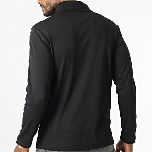 Veste Zippée A Bandes Unlined 647770-60 Noir