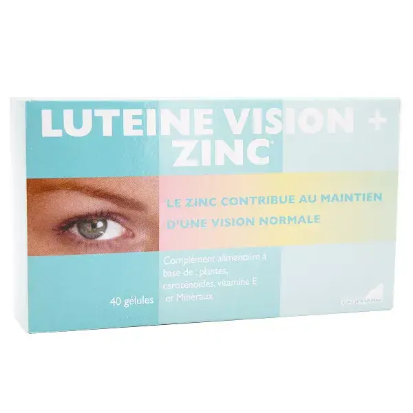 Exopharm Luteína Vision + Zinco 40 cápsulas