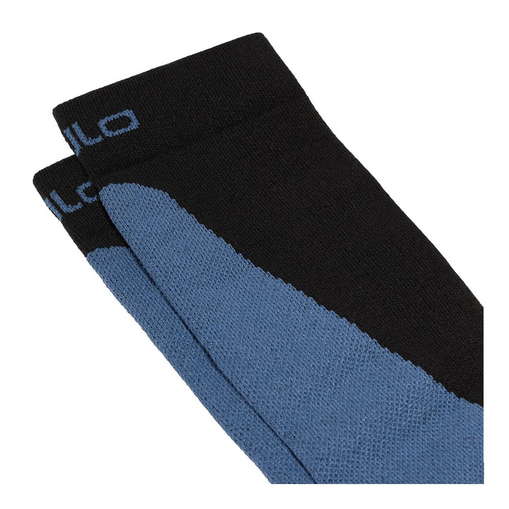 Odlo ACTIVE WARM ELEMENT - Chaussettes black/folkstone gray