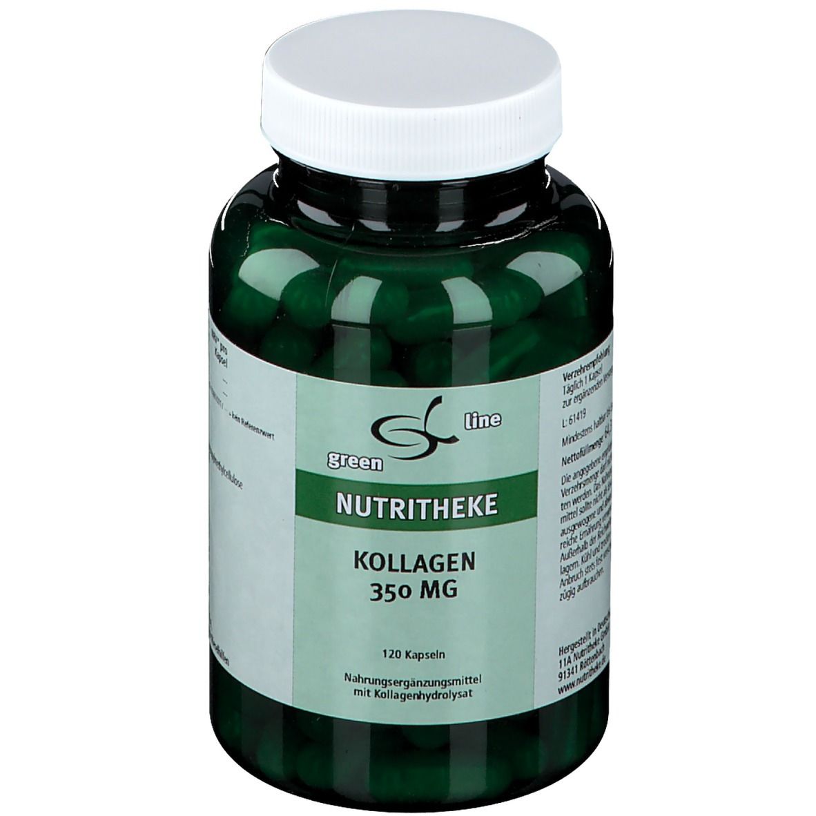 green line NUTRITHEKE Kollagen 350 mg