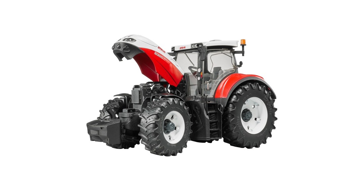 bruderSteyr 6300 Terrus CVT met frontlader Modelvoertuig  (03181)
