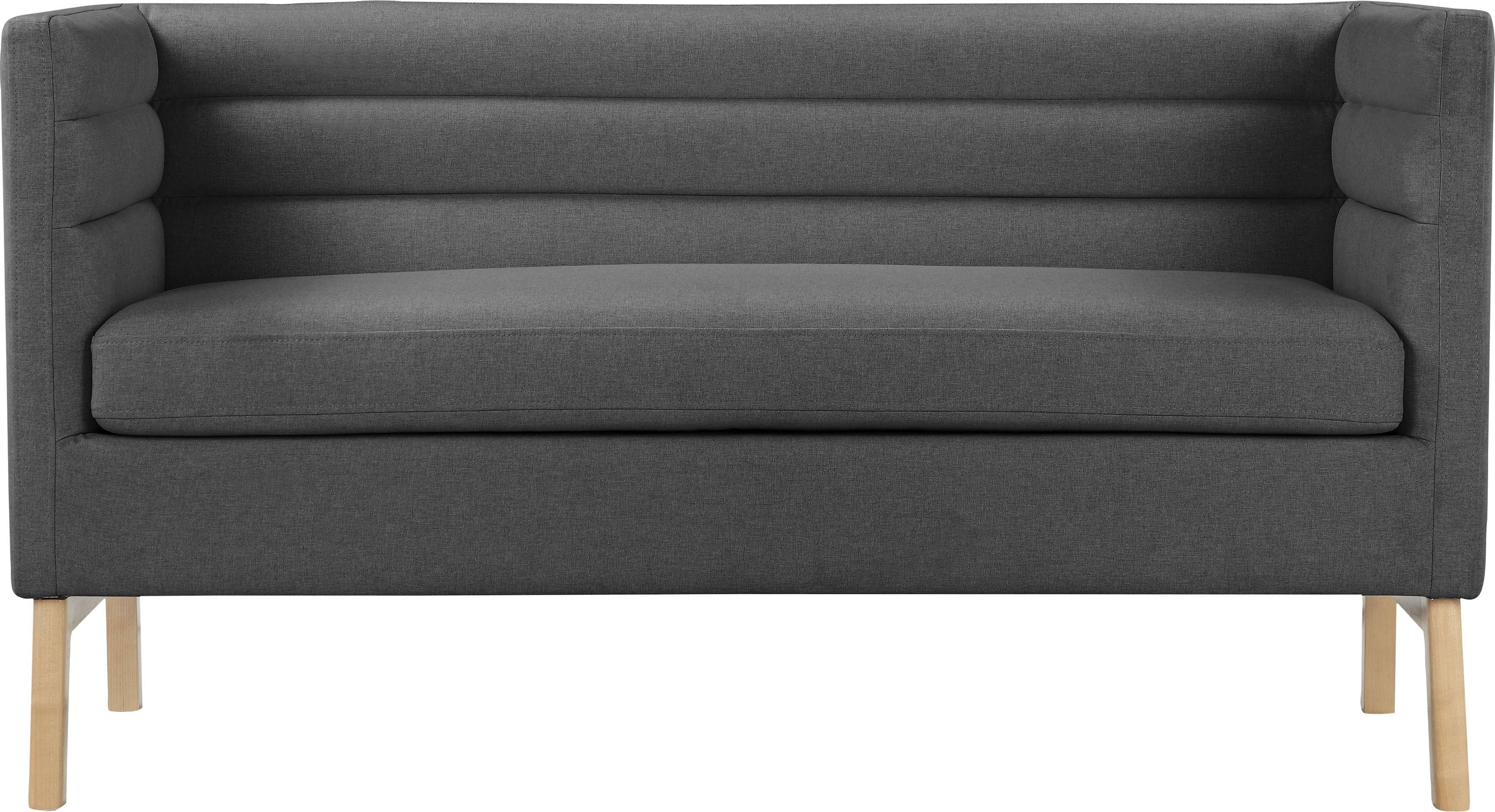 Sitzbank B:100cm H:74,5cm T:54cm grau LeGer Home by Lena Gercke