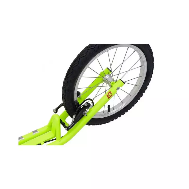 Footbike KOSTKA STREET FUN KID (G4) - Fluorescent yellow