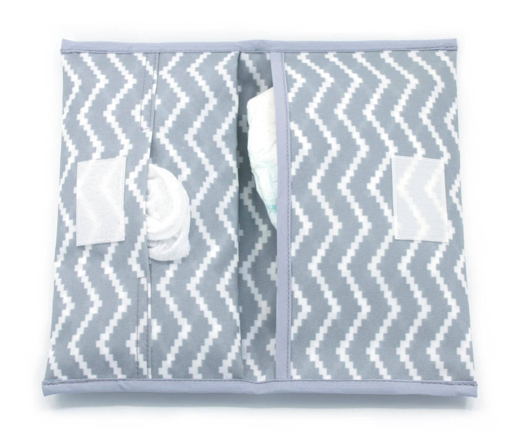 Napper luieretui silver grey