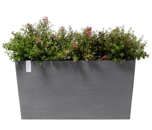 Ecopots Kunststoff-Kasten Paris mit Rollen,