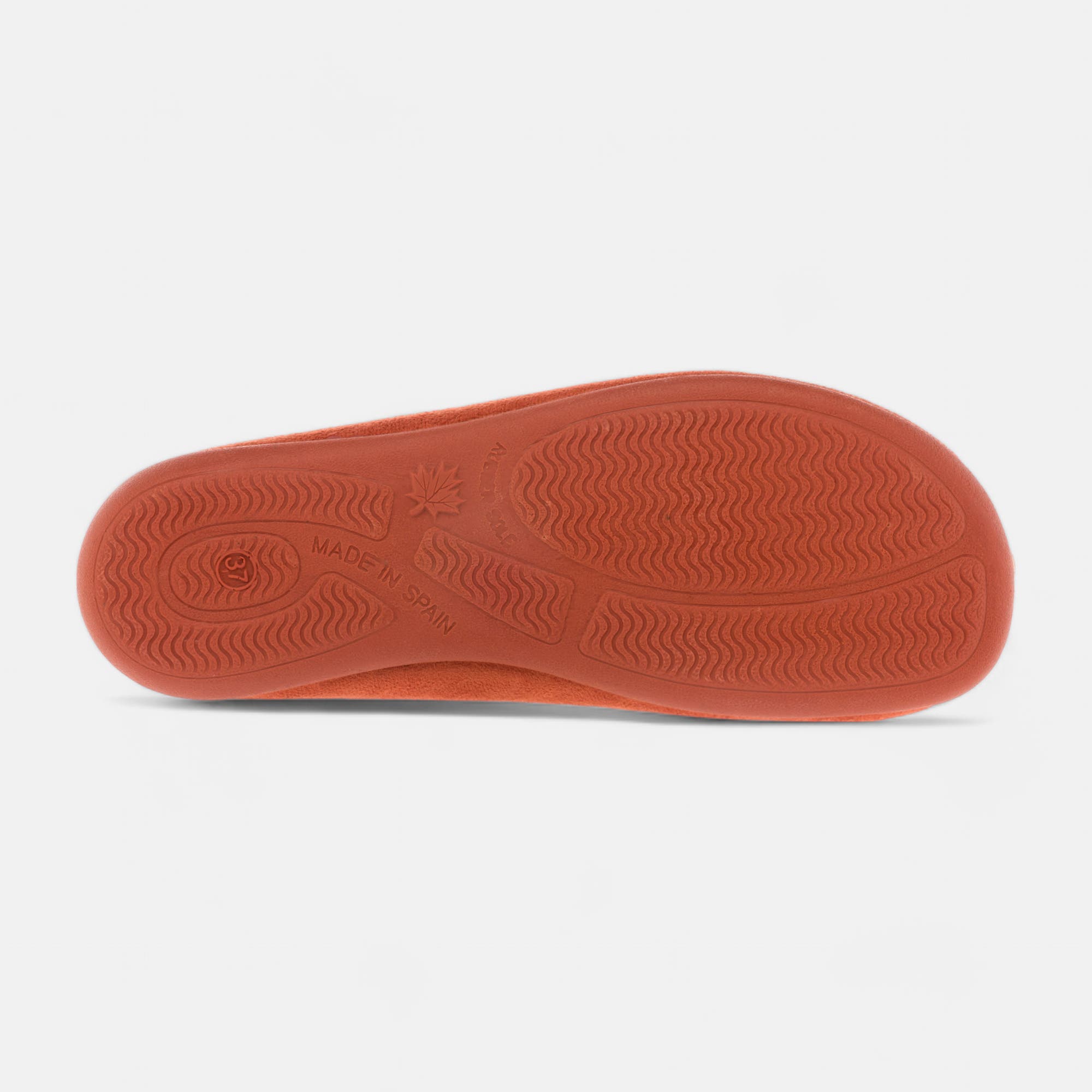 Pantoufles pieds sensibles Femme orange