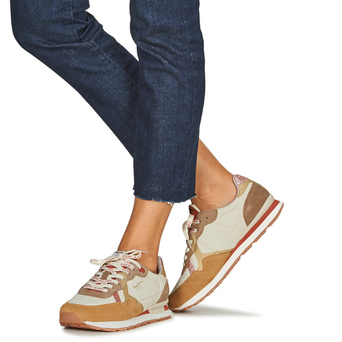Pepe jeans - BRIT PRINT LUX W - Blanc / Beige
