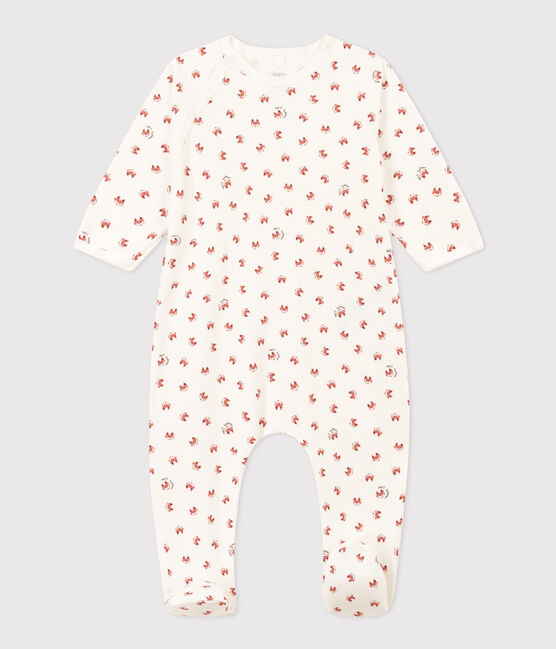 Pyjama bébé imprimé en molleton