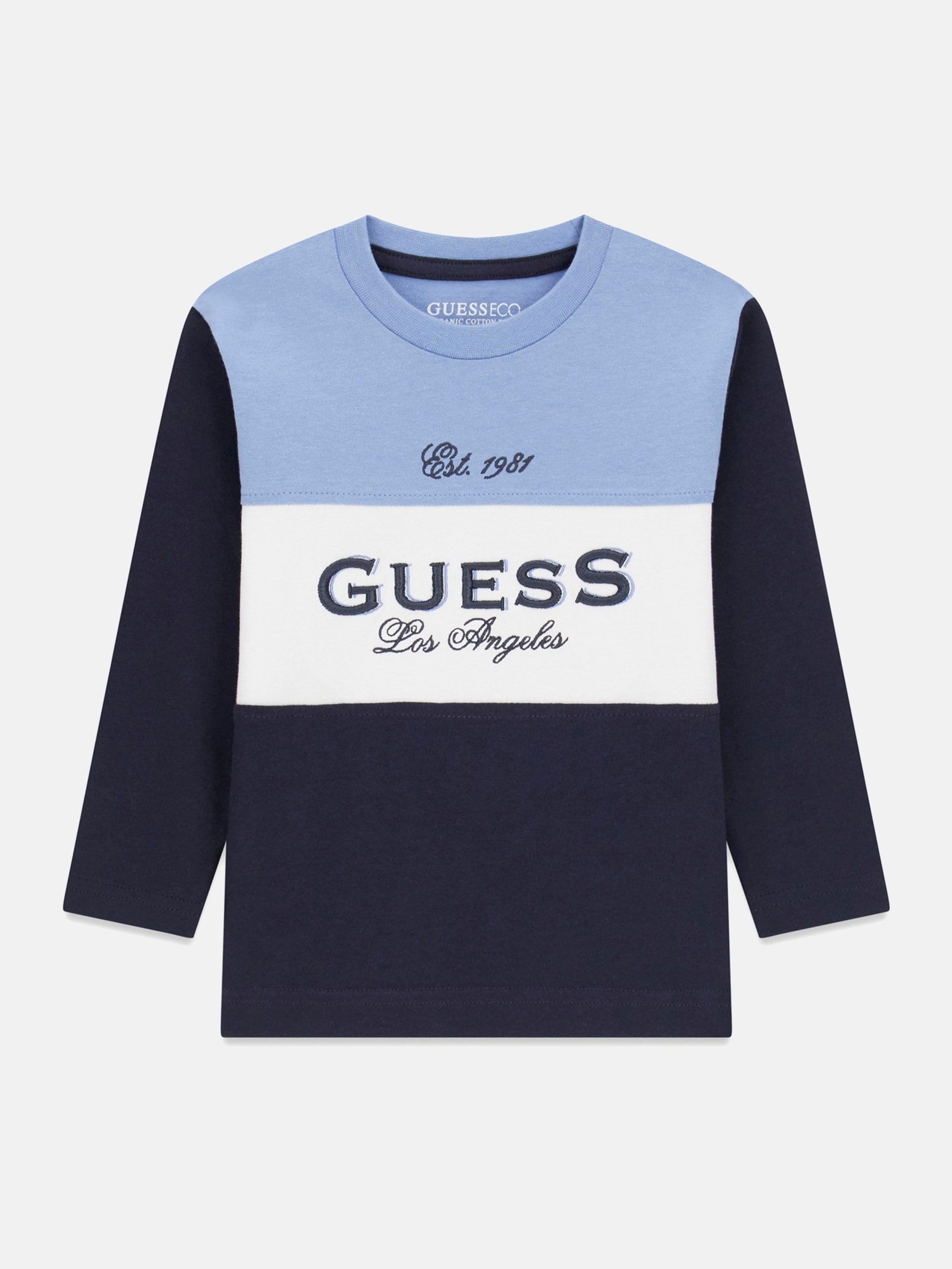 Camiseta Eco Color Block com Logo (3M-7)
