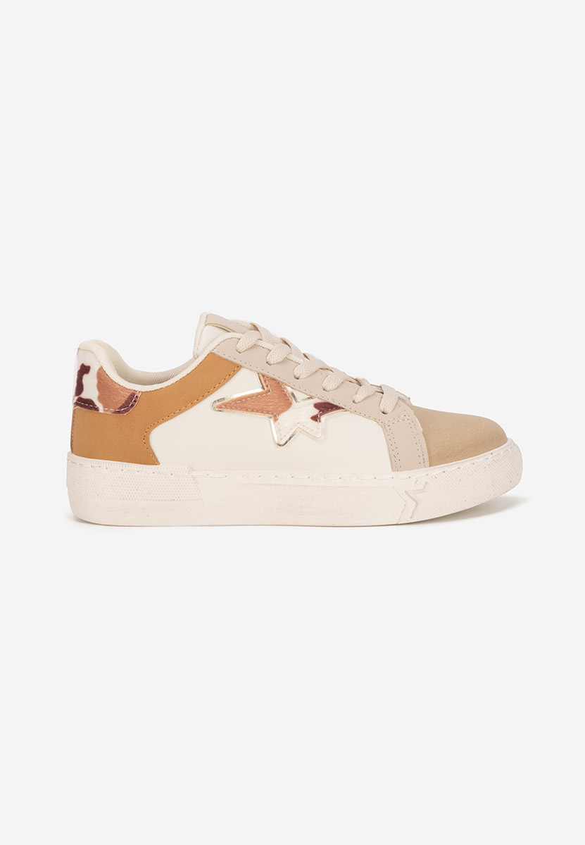 Baskets pour femme kaki Steliana