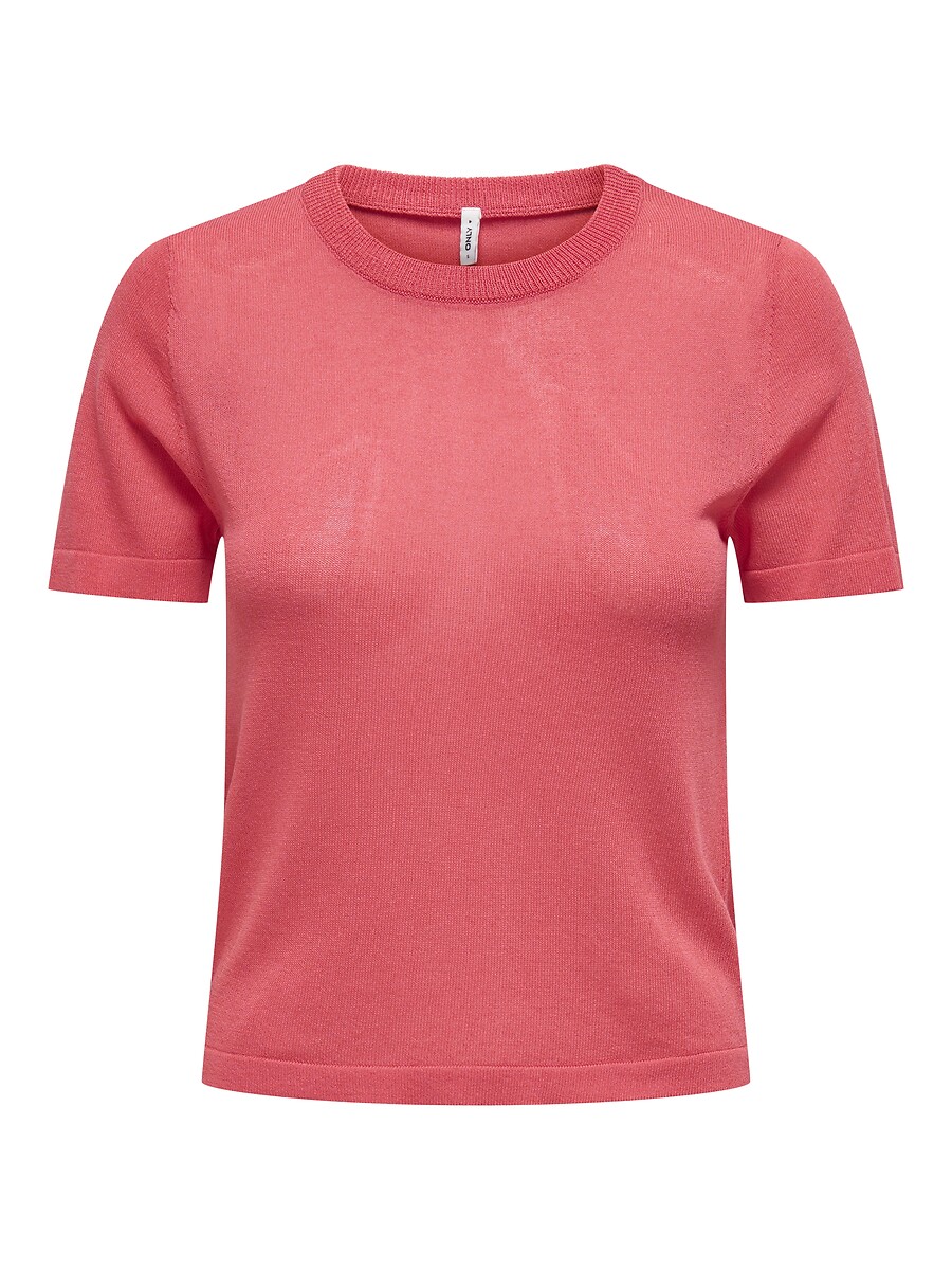 SOMENTE<br>Suéter com gola redonda e mangas curtas