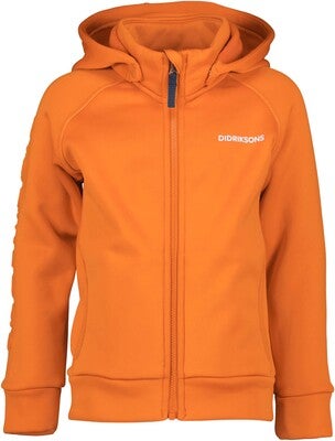 Didriksons Corin Powerstretch-jakke, Orange Jam
