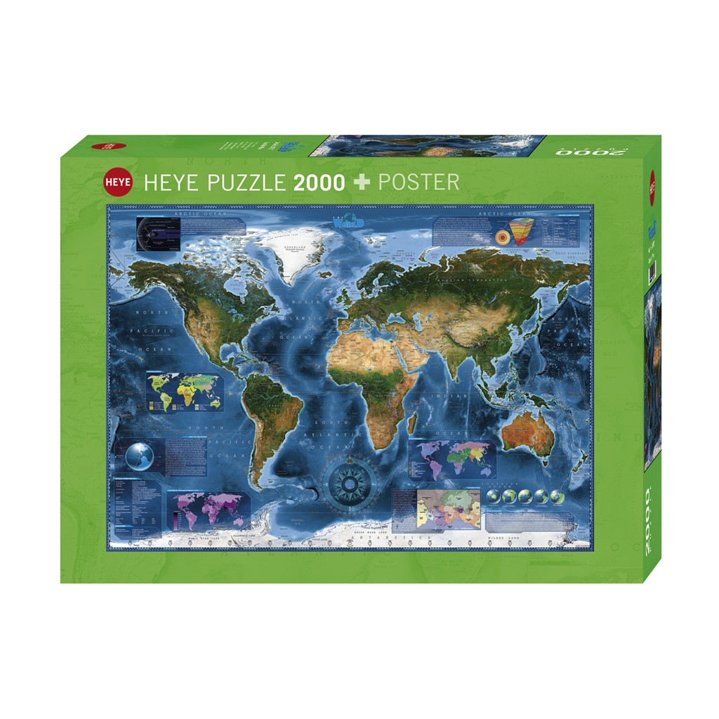 Puzzle - Satellite Map de Rajko Zigic - 2000 Pièces