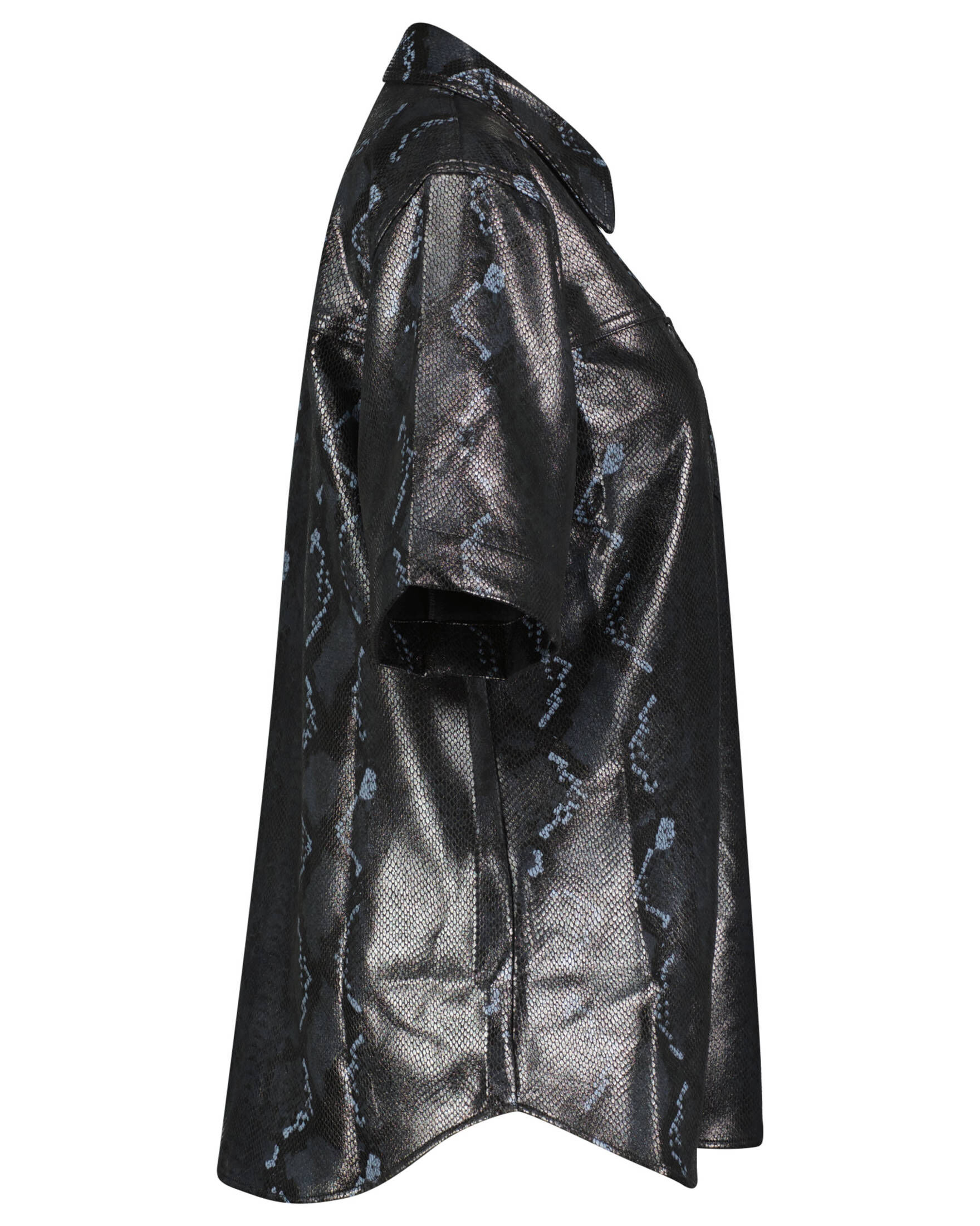 Envii| Damen Kunstlederbluse ENROCK